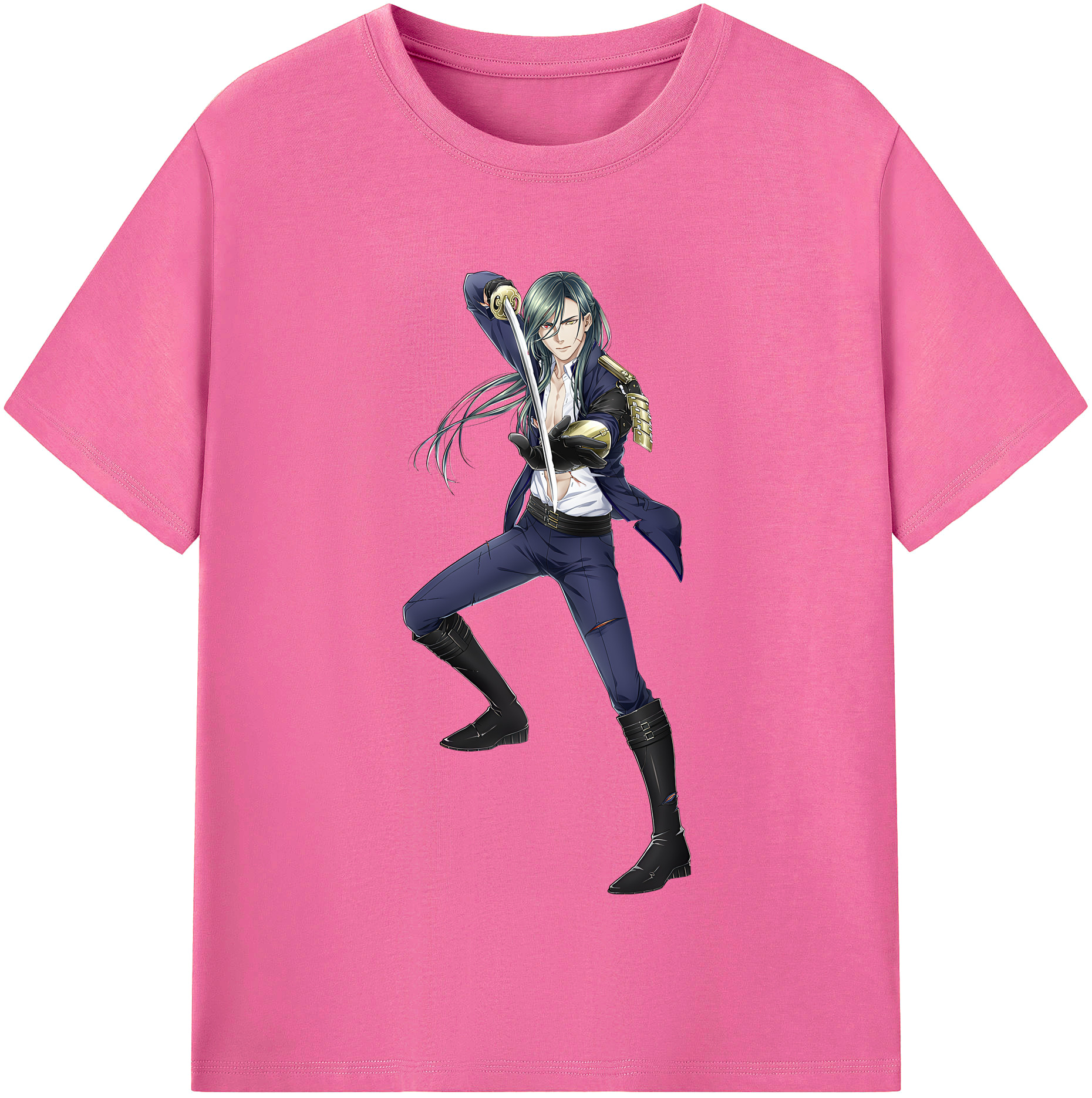 （画像用） 刀剣乱舞 Touken Ranbu レディースカジュアルプリントTシャツ（綿100％）